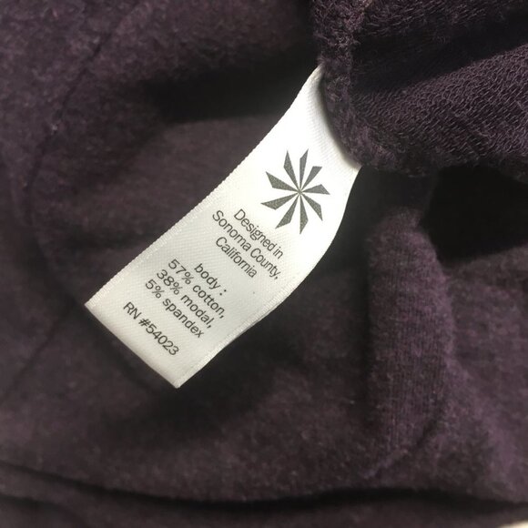 Athleta Purple Power Down Hooded Dress Front Pockets Size XXS - Picture 8 of 11
